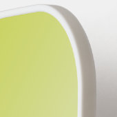 Cool Moderne Minimalistische Initialen Verloopgroe Pickleball Paddle (Links Detail)