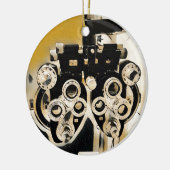 Cool Moderne Optometristen Phoroptorlenzen Keramisch Ornament (Links)