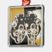 Cool Moderne Optometristen Phoroptorlenzen Metalen Ornament (Links)