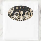 Cool Moderne Optometristen Phoroptorlenzen Ovale Sticker (Tas)