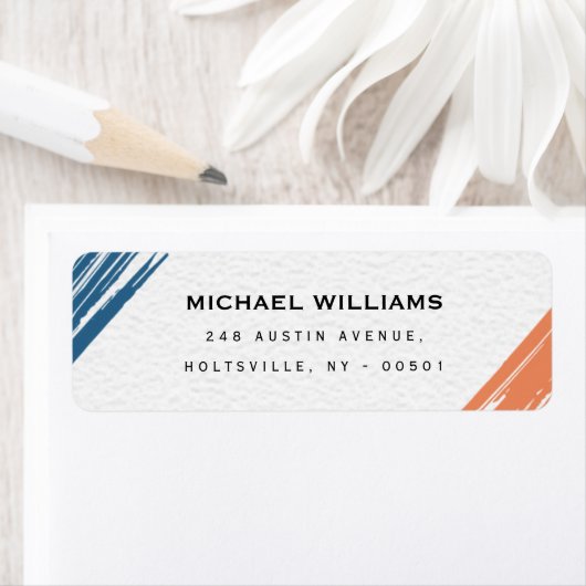 Cool Moderne penseel schilder  Etiket (Insitu)