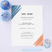 Cool Moderne penseel schilder Flyer (Enkel)