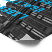 Cool Moderne Unieke Freedom Paris Art Poster (Hoek)