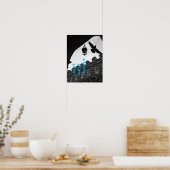 Cool Moderne Unieke Freedom Paris Art Poster (Keuken)