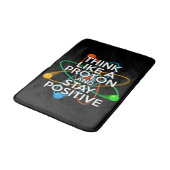 Cool moderne wetenschap positieve quote badmat (Gekanteld)