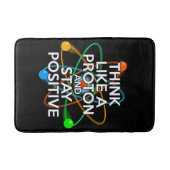 Cool moderne wetenschap positieve quote badmat (Voorkant)