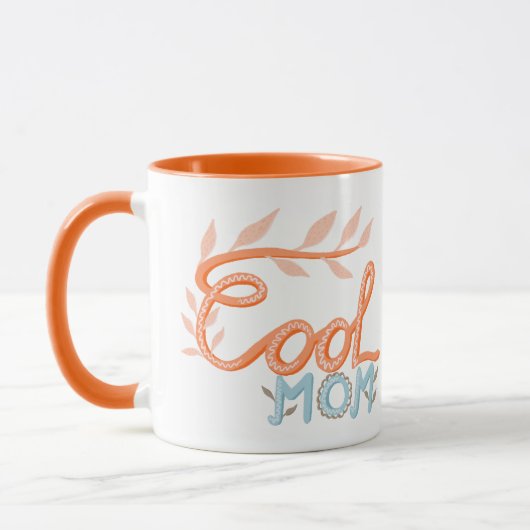 Cool Moeder Hand Lettering Moederdag Mok (Links)