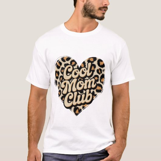 Cool moeders Club T-shirt (Voorkant)