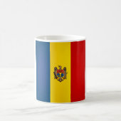 Cool Moldova Flag Koffiemok (Center)