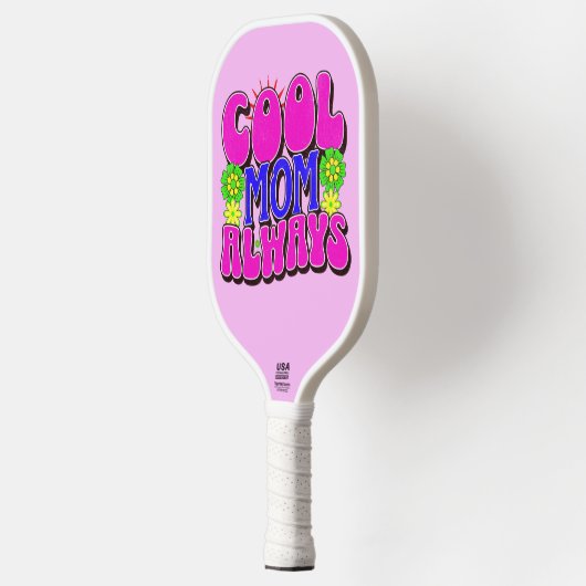 Cool Mom Altijd Happy Moederdag | Pickleball Paddle (Links)