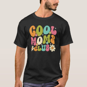 Cool Mom Club Groovy Retro Smile Cool Mom Club Mot T-shirt