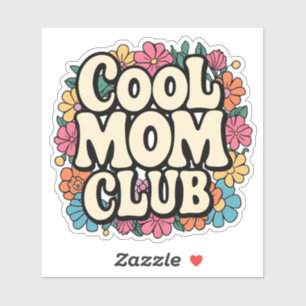 Cool Mom Club Lid Sticker - Moederdag Gift