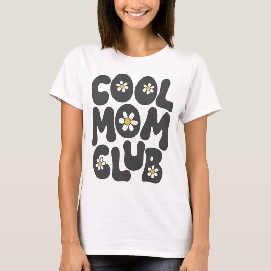 Cool mom club moederdag t-shirt (Voorkant)