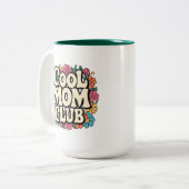 Cool Mom Club Mok - Leuk Moederdag cadeau (Voorkant links)