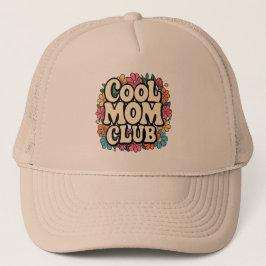 Cool Mom Club - Stijlvol Moederdag cadeau Trucker Pet