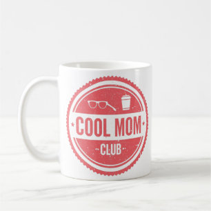 Cool Mom Club   Vintage Retro Moeder Design Koffiemok