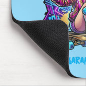 Cool Mom Cooler Son | Custom Name Retro Mousepad Muismat (Hoek)