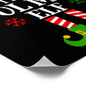 Cool Mom Elf Funny Matching Family Christmas Pajam Poster (Hoek)