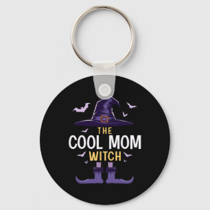 Cool Mom Halloween Witch Group bijpassende kostuum Sleutelhanger