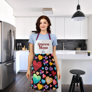 Cool Mom Hearts Schort