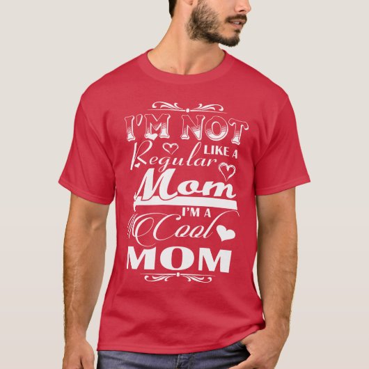 Cool Mom Moeder Meisje Mama vrienden T-shirt (Voorkant)