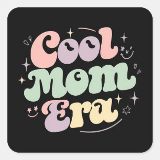 Cool Mom - Mom Gifts - Voor Moederdag Vierkante Sticker
