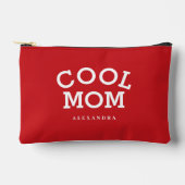 Cool Mom Wit Rood Aangepaste Naam Moederdag Etui (Voorkant)