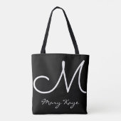 Cool Mom's Club Gepersonaliseerd Monogram Tote Bag (Achterkant)