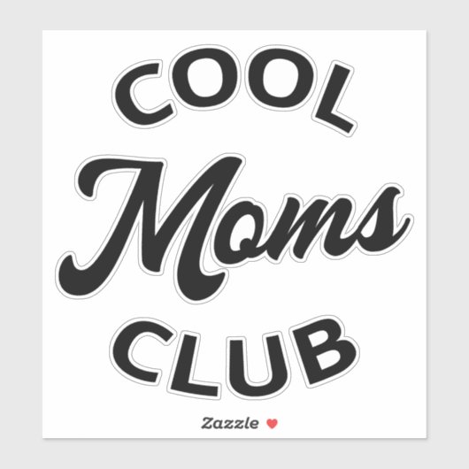Cool Moms Club I Sticker (Vel)