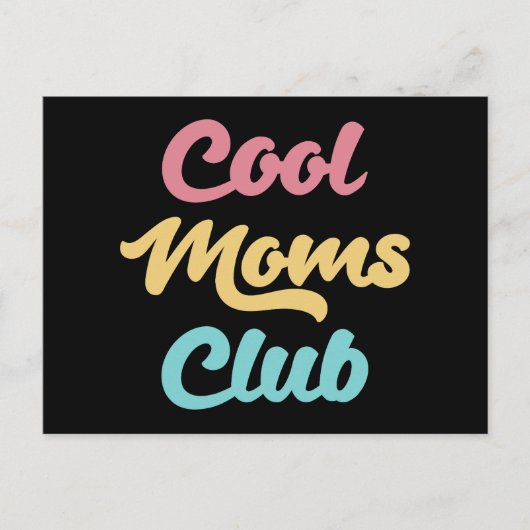 Cool Moms Club II Briefkaart (Voorkant)