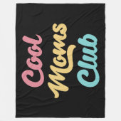Cool Moms Club II Fleece Deken (Voorkant)