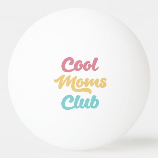 Cool Moms Club II Pingpongbal (Achterkant)