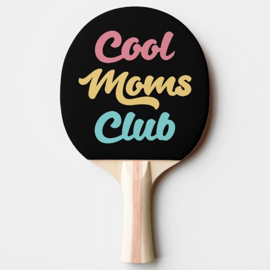 Cool Moms Club II Tafeltennisbatje (Achterkant)