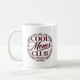 Cool Moms CLUB Moderne Typografie Koffiemok