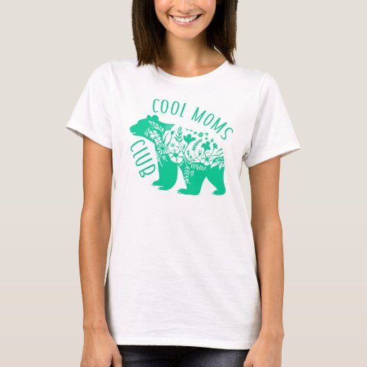 Cool Moms Club, Moederdag T-shirt (Voorkant)