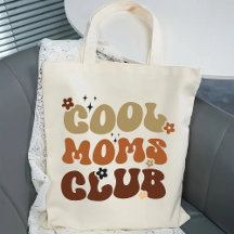 Cool Moms Club Retro Tote Tas, Best Mom Ever Tas