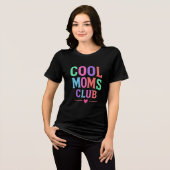 Cool Moms Club Tri-Blend Shirt (Voorkant volledig)