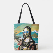 Cool Mona Lisa Tote Bag (Achterkant)