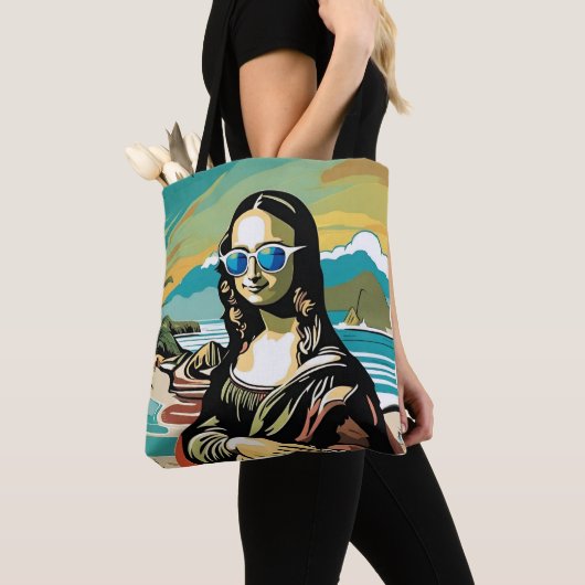Cool Mona Lisa Tote Bag (Dichtbij)