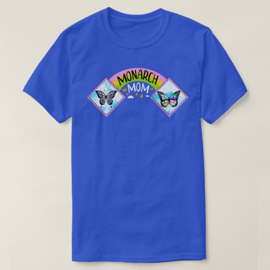 Cool Monarch mam mama voor vlinder T-shirt (Design voorkant)