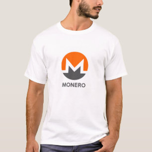Cool Monero Cryptocurrency Coin Sign. T-shirt