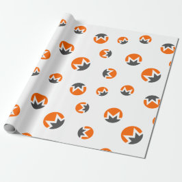 Cool Monero Cryptocurrency Sign Patroon Cadeaupapier