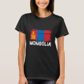 Cool Mongolia Flag T-shirt (Voorkant)
