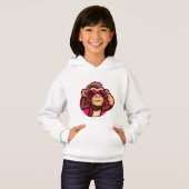 Cool Monkey Baby Hoodie (Voorkant volledig)