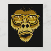 Cool Monkey Gorilla | Moderne Pop schilderen Flyer (Voorkant)