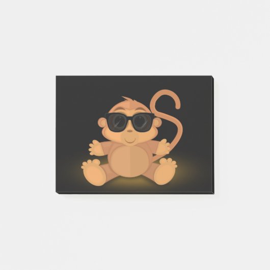 Cool Monkey Post-it® Notes (Voorkant)