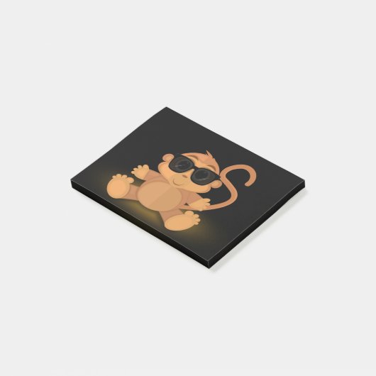 Cool Monkey Post-it® Notes (Schuin)