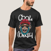 Cool Monkey streetwear T-shirt (Voorkant)