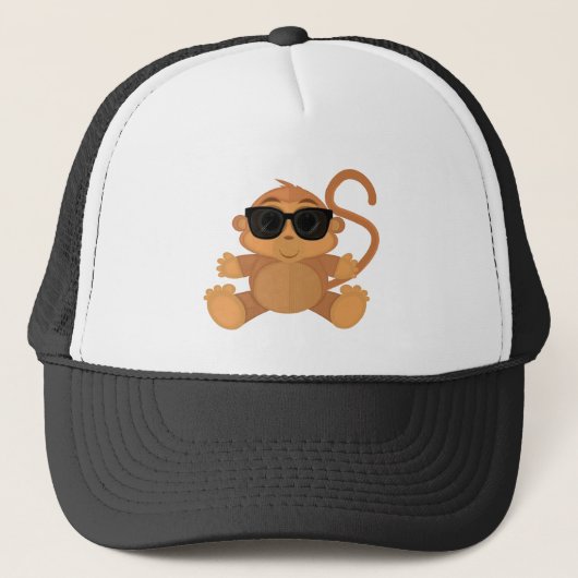 Cool Monkey Trucker Pet (Voorkant)