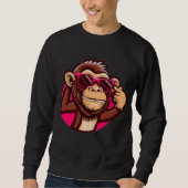 Cool Monkey Zwarte Sweater (Voorkant)